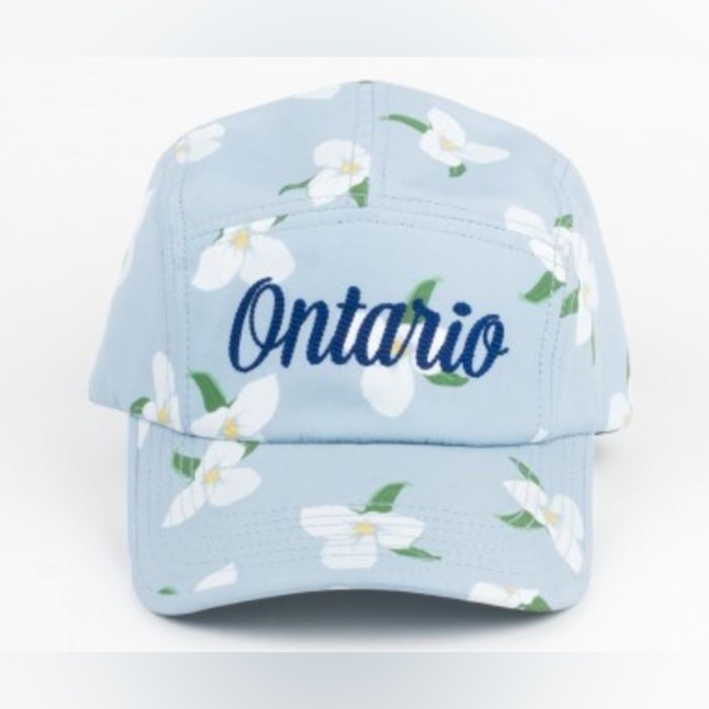 ✨NWT✨ Ontario 5 Panel 5 Trillium Provincial Flower Cap by Drake General Store